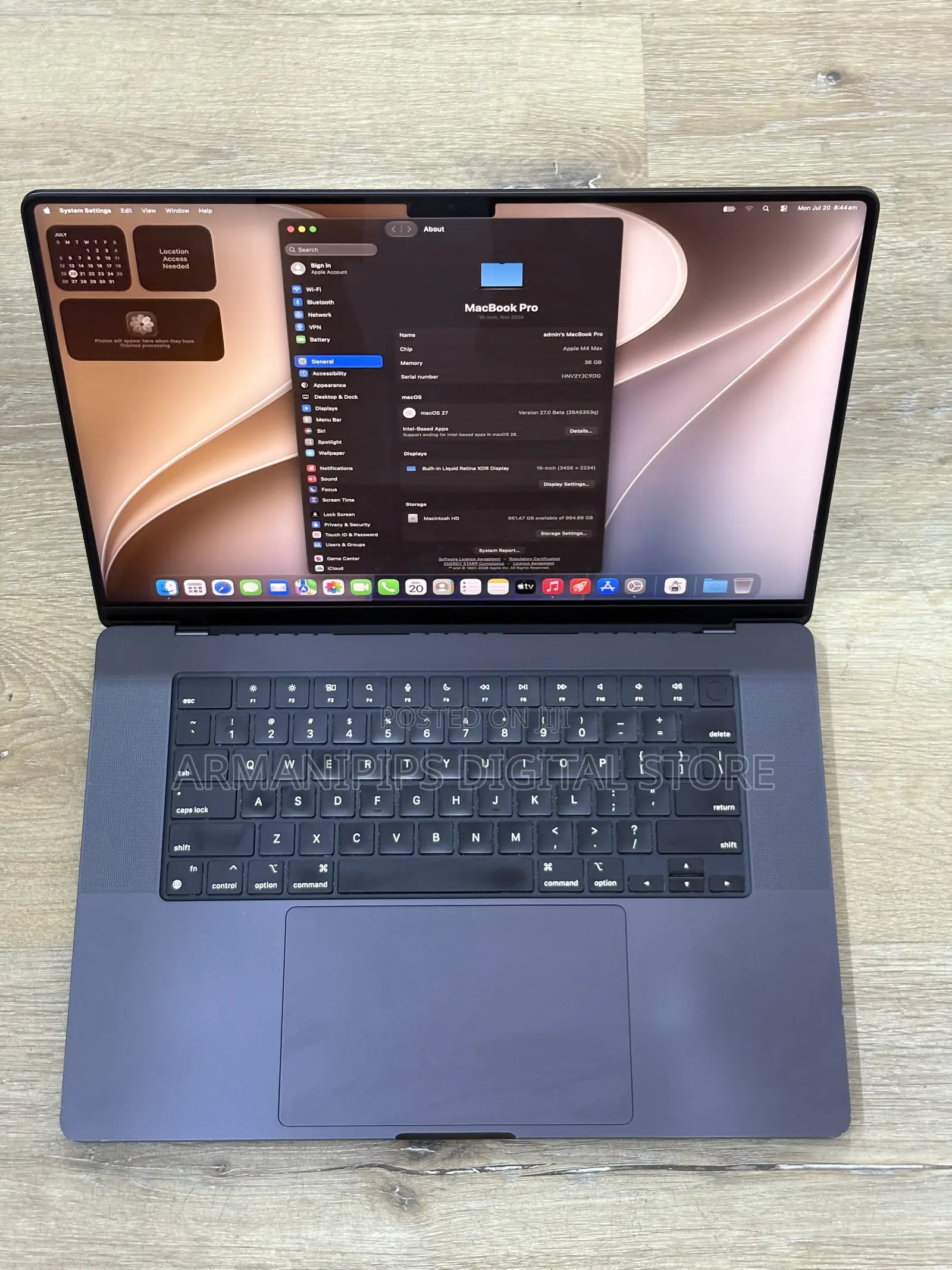 Laptop Apple MacBook Pro 2024 M4 Max 36GB Apple M4 Max SSD 1T