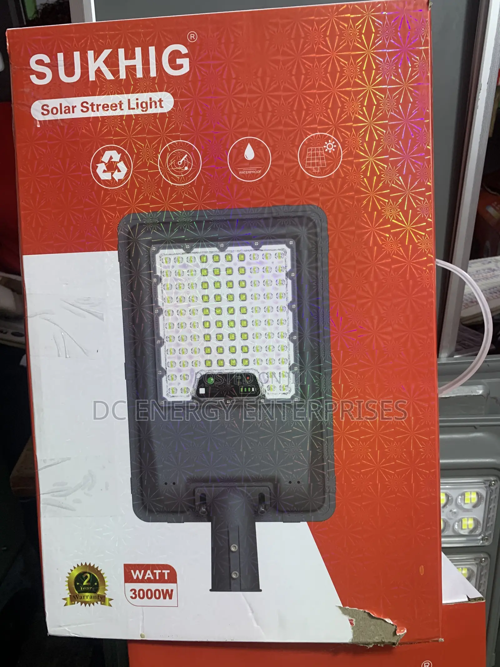 3000w Sukhig Solar Flood Light