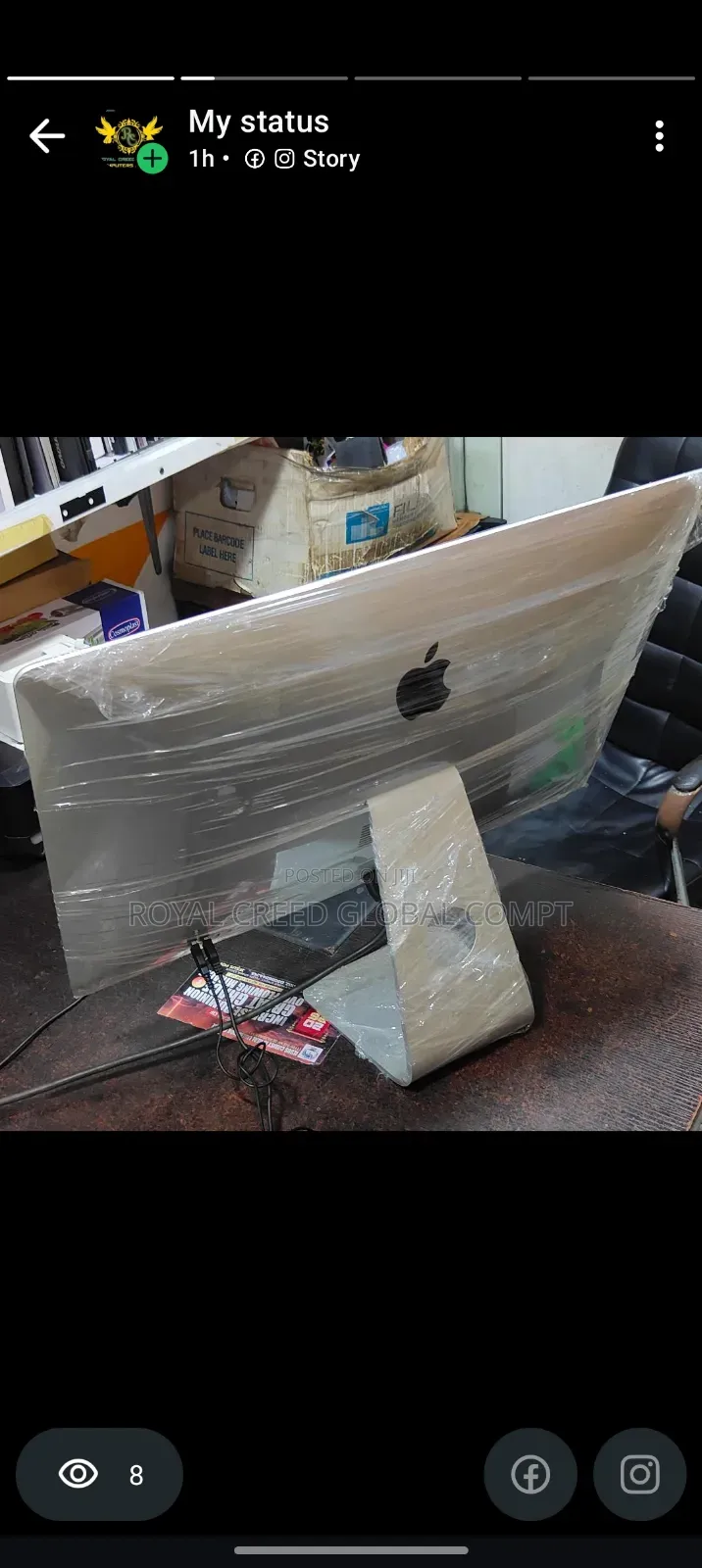 Desktop Computer Apple iMac 8GB Intel Core i5 HDD+SSD 1T