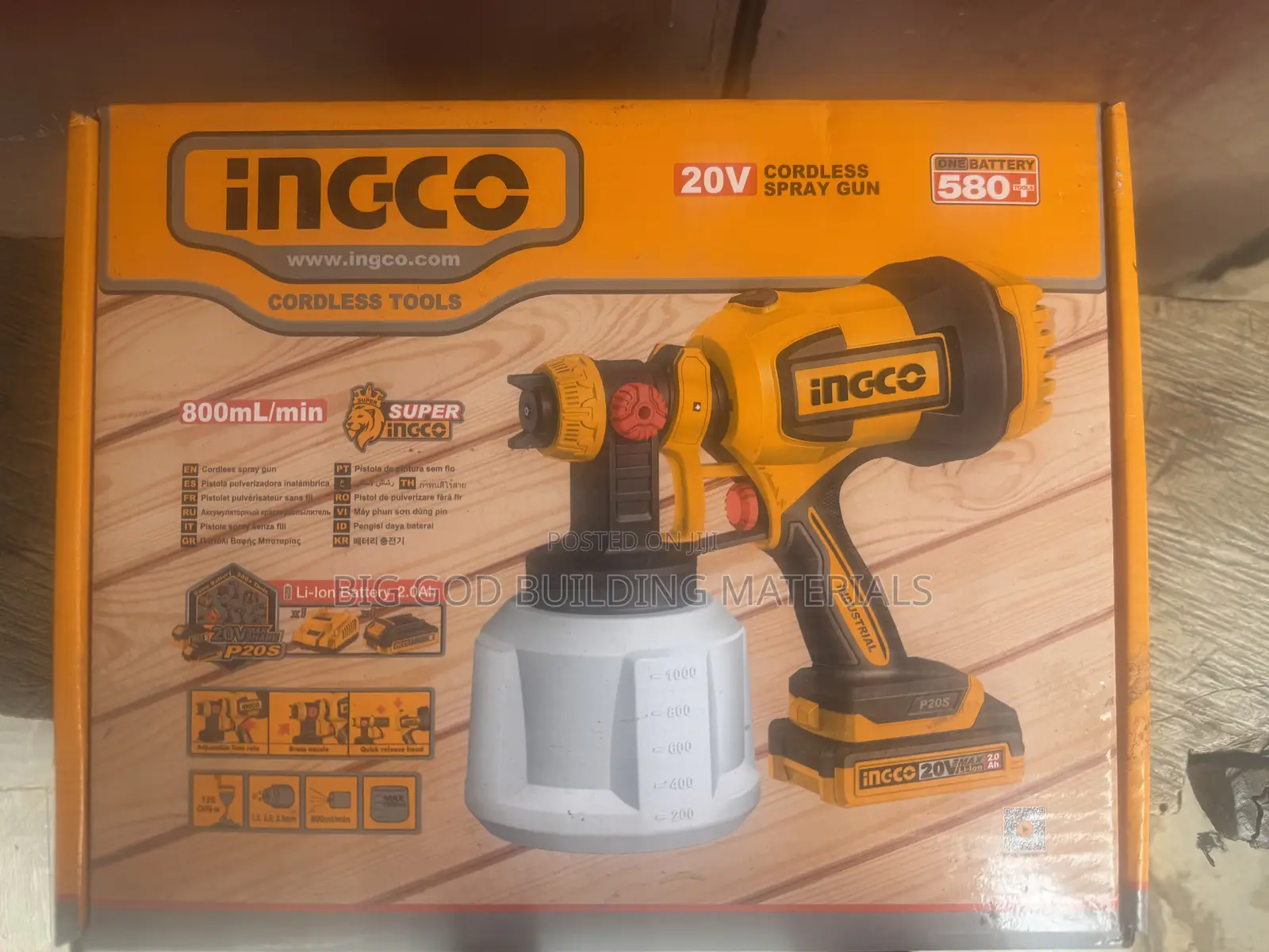 Ingco Cordless Spray Gun