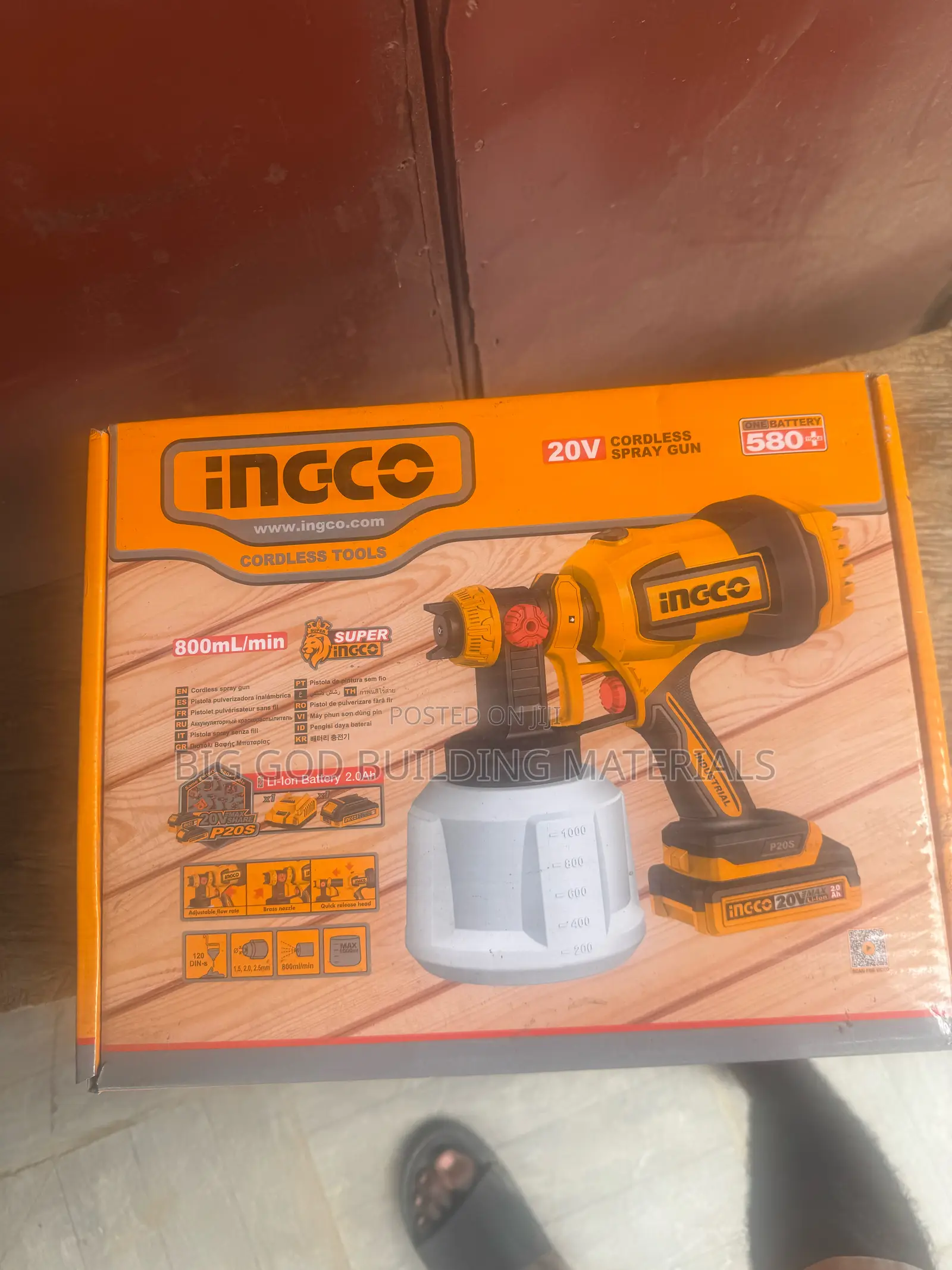Ingco Cordless Spray Gun