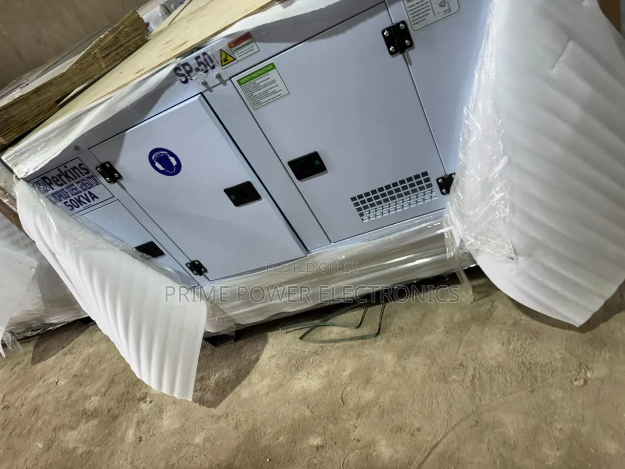 Industrial 50kVA Silent Diesel Generator – 100% Copper