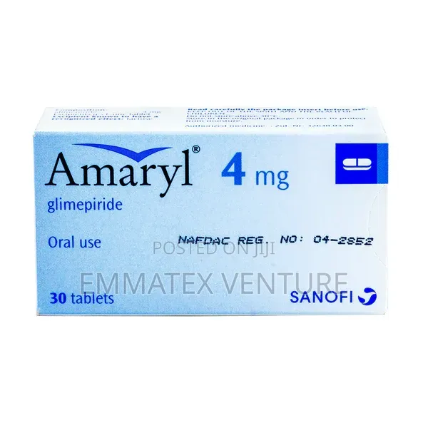 Amaryl 4mg Tablet (Glimepiride) X30