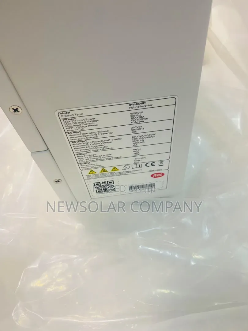 8KVA 48V Itel Hybrid Inverter Available Now