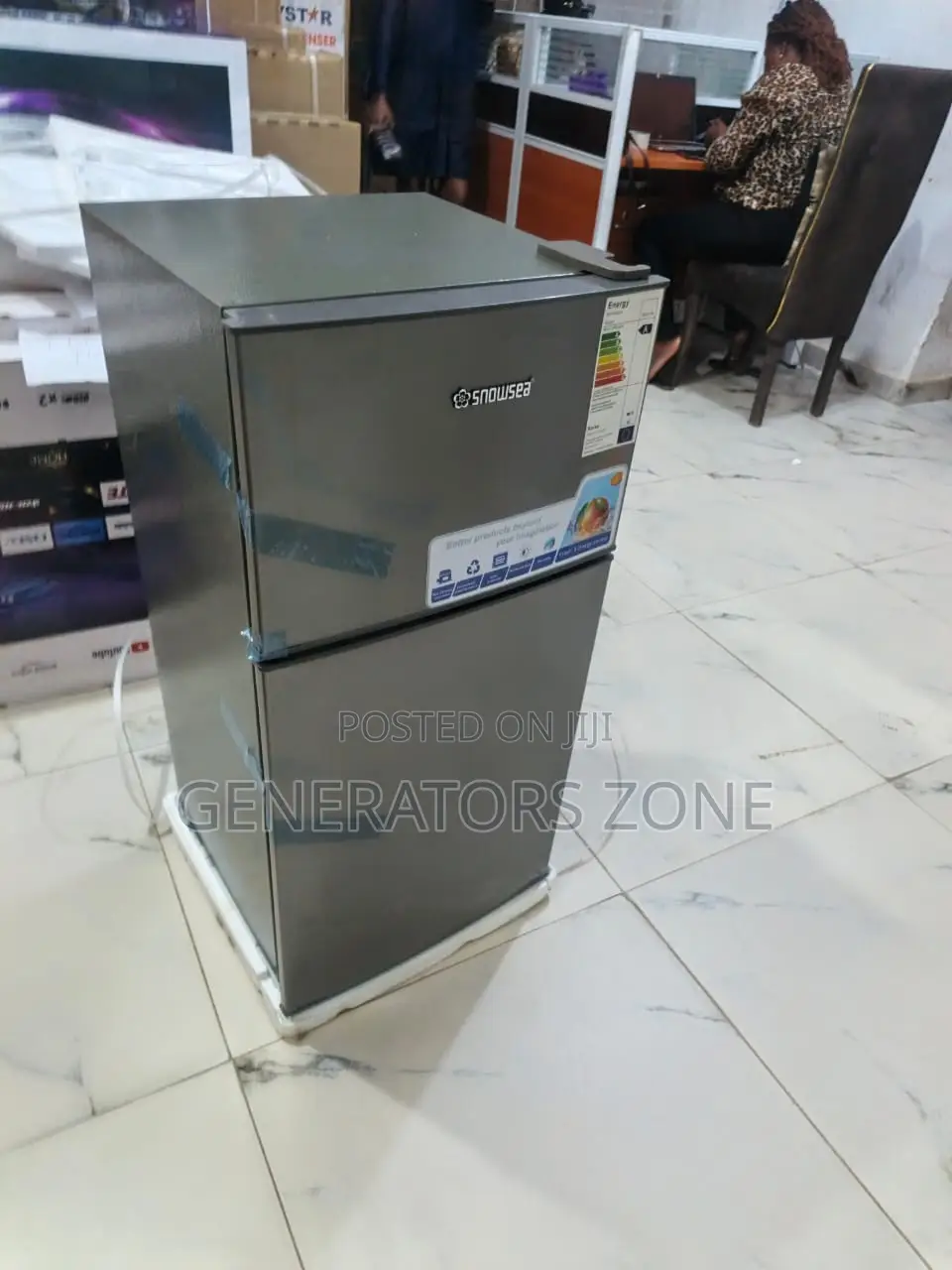 Snowsea BCD-136 100L Double Door Refrigerator