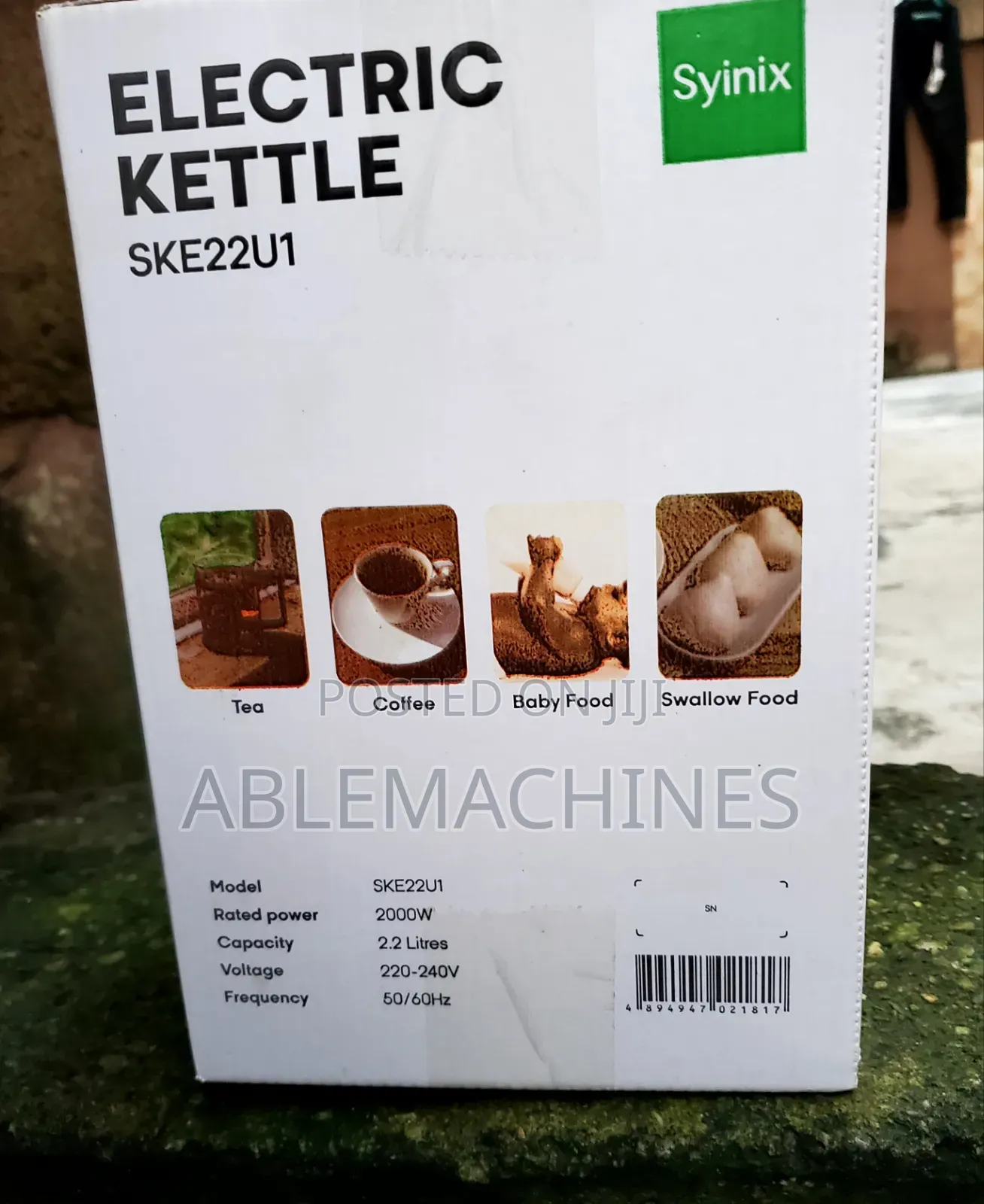 Syinix Electric Kettle 2.2L