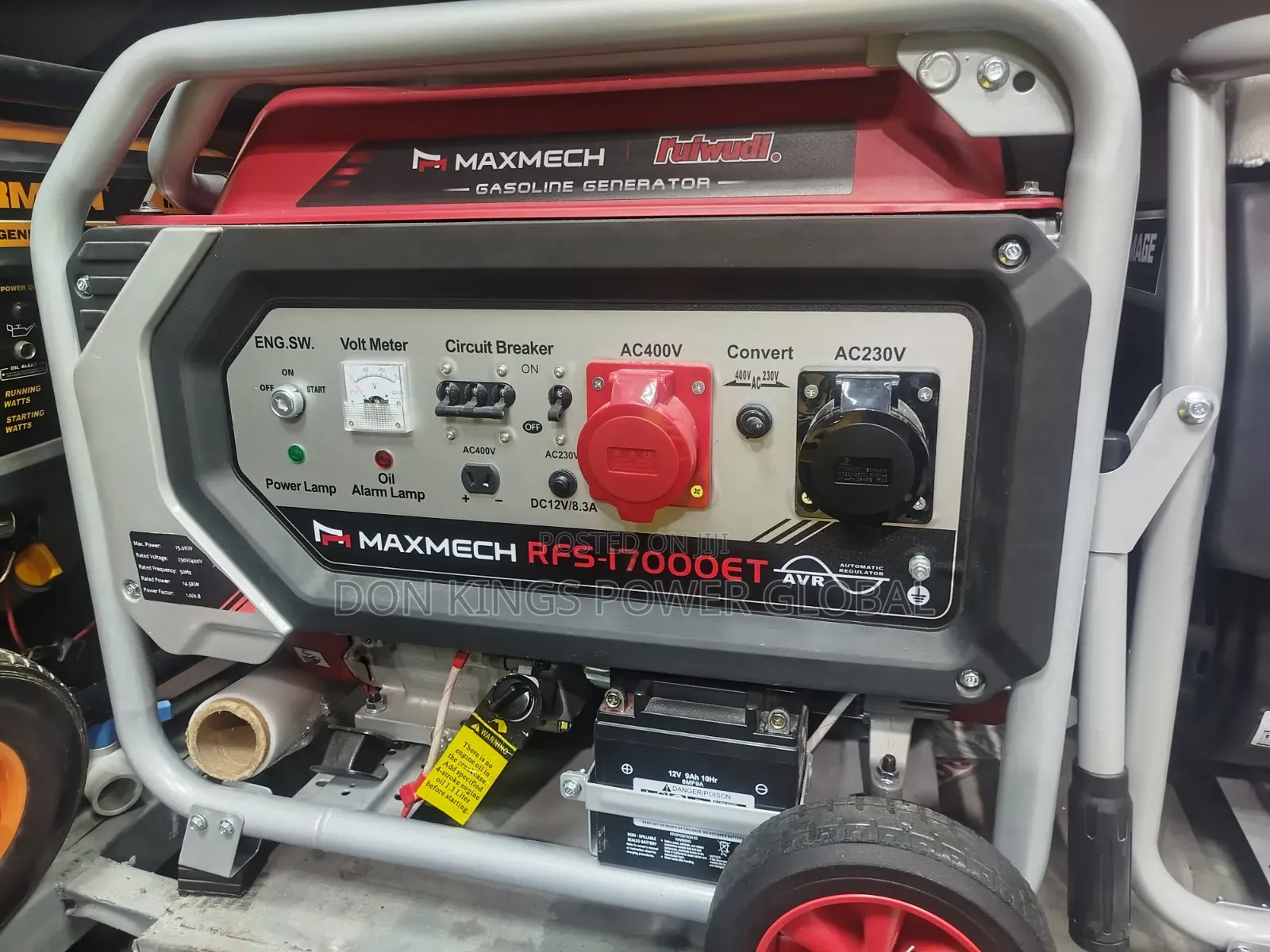 MAXMECH RFS 17000 ET 14.5KVA Reliable Generator for Home and Business