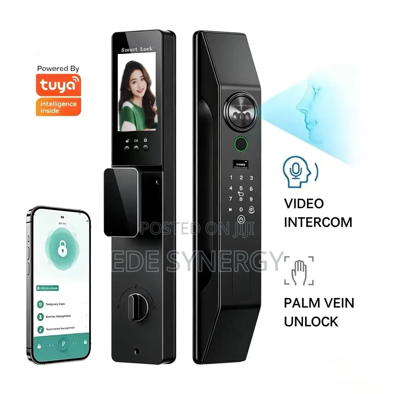 Tuya Video Monitoring Biometric Face Recognition Smartlock