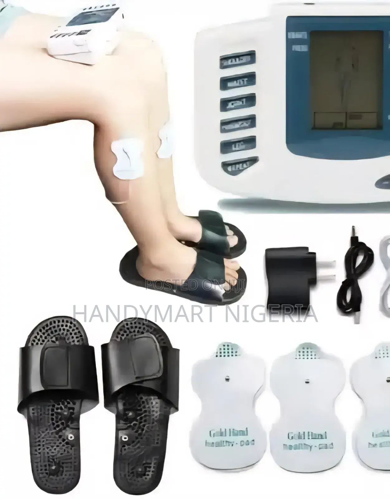 Unisex Electronic Pulse Massager Therapy Stroke Slimming 22% OFF