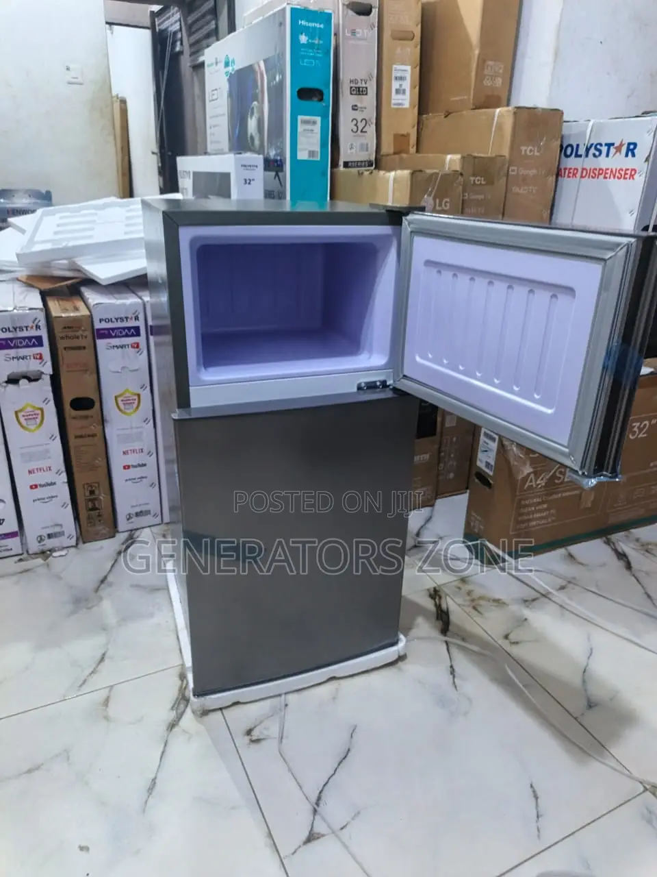 Snowsea BCD-136 100L Double Door Refrigerator Freezer