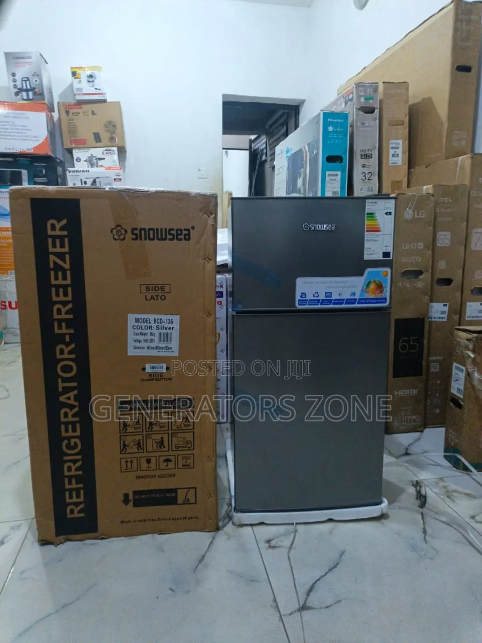 Snowsea 100L Refrigerator BCD-136 Sleek Design