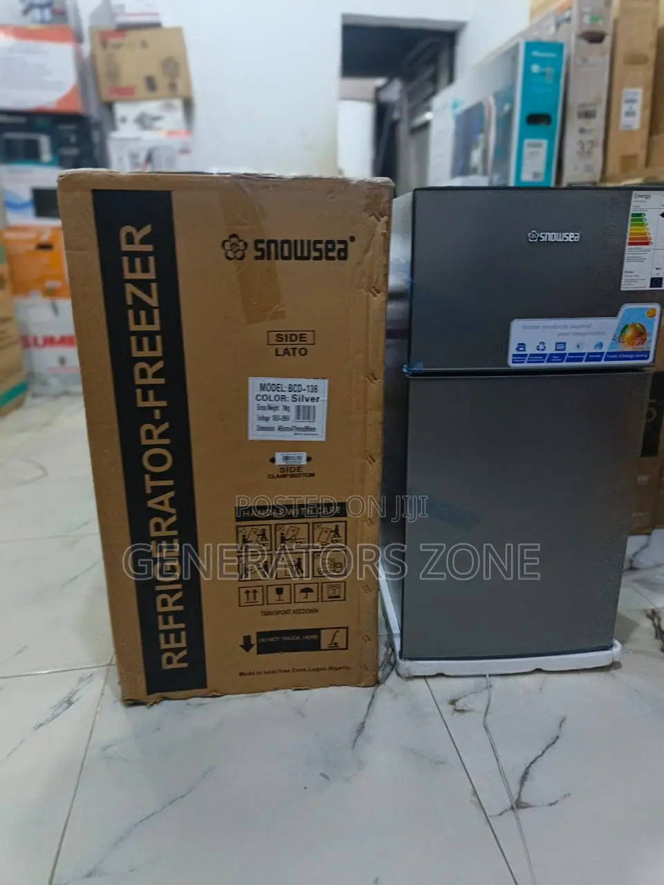 Snowsea BCD-136 100L Refrigerator Convenient Storage