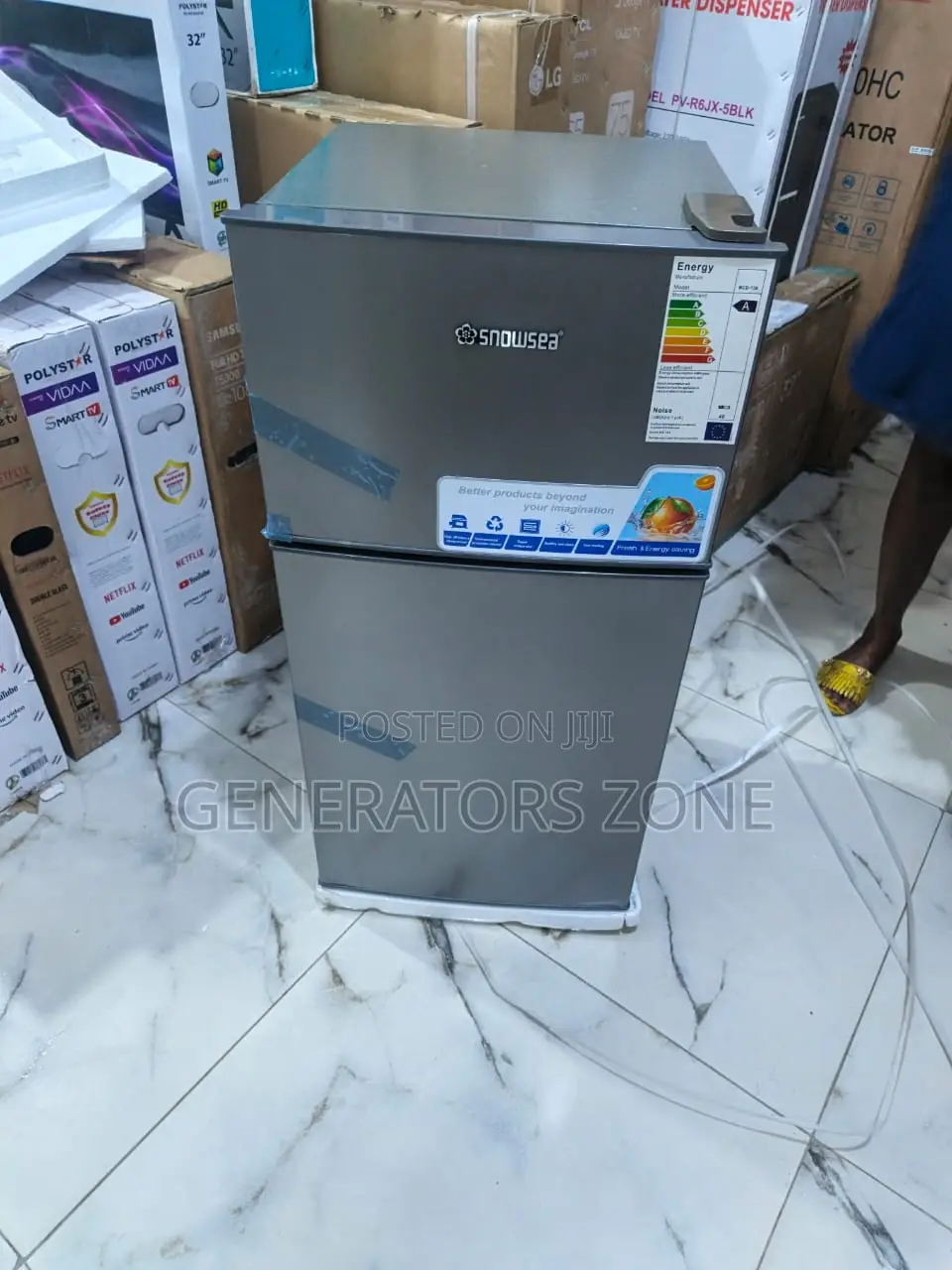 Snowsea 100L Refrigerator BCD-136 Classic Finish