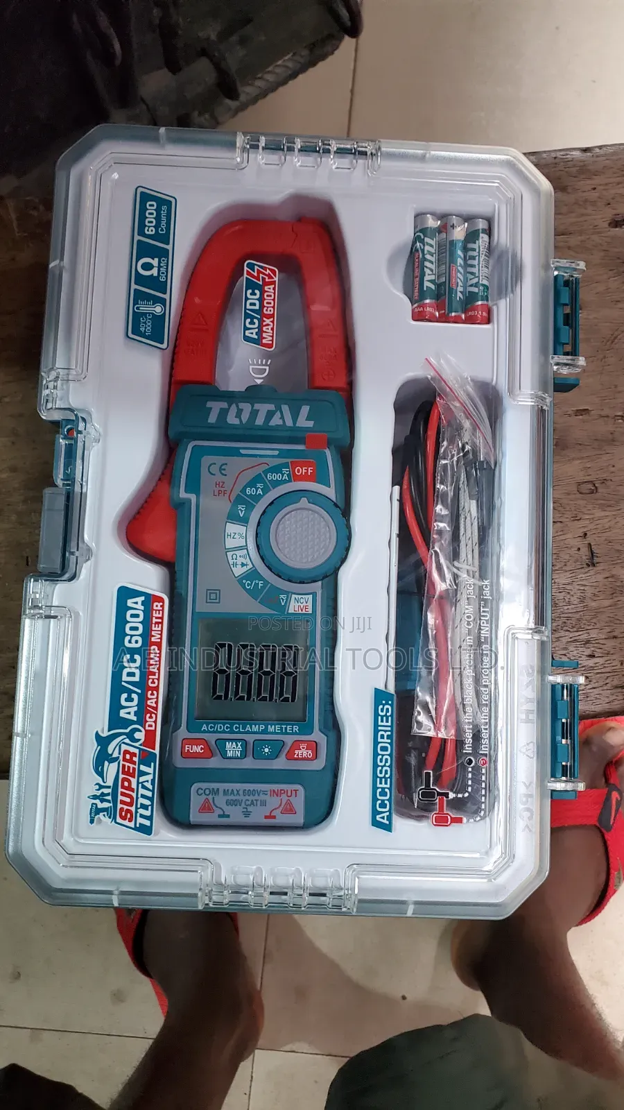 Total Brand AC/DC Clamp Meter 600Amp