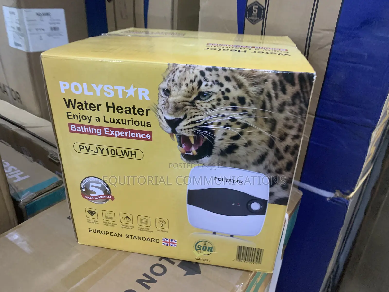 Polystar 1500W Electric Water Heater 10L