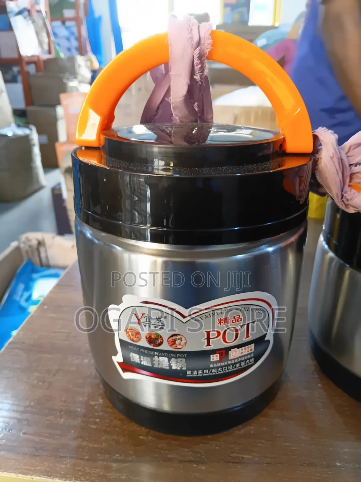 1000ml Stainless Steel Food Pot
