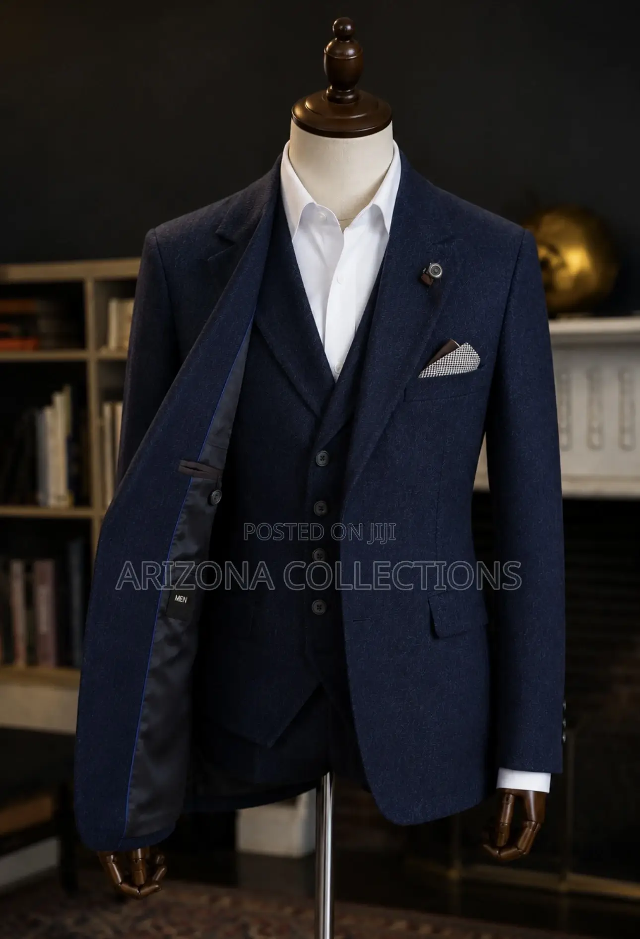 Executive 3-Piece Italian Wool Suit