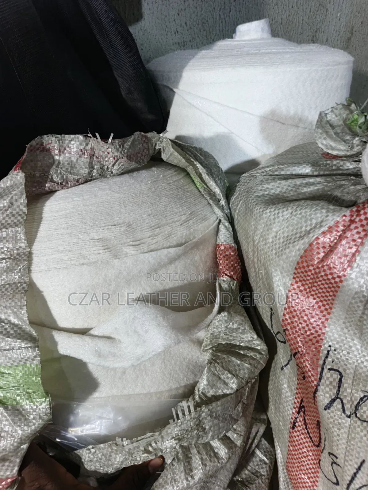 White Non-Woven Filament Spunbonded Geotextile Wadding Gum Fibre