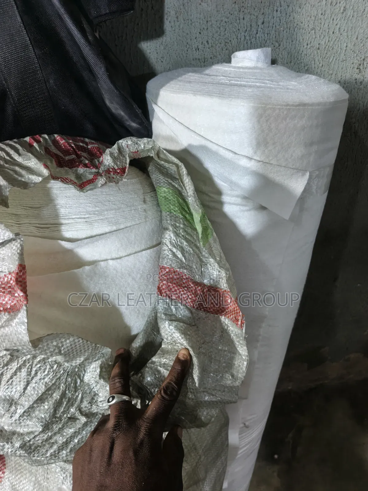 White Non-Woven Filament Spunbonded Geotextile Wadding Gum Fibre
