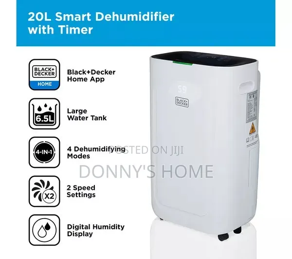 Black and Decker 20L Smart Dehumidifier