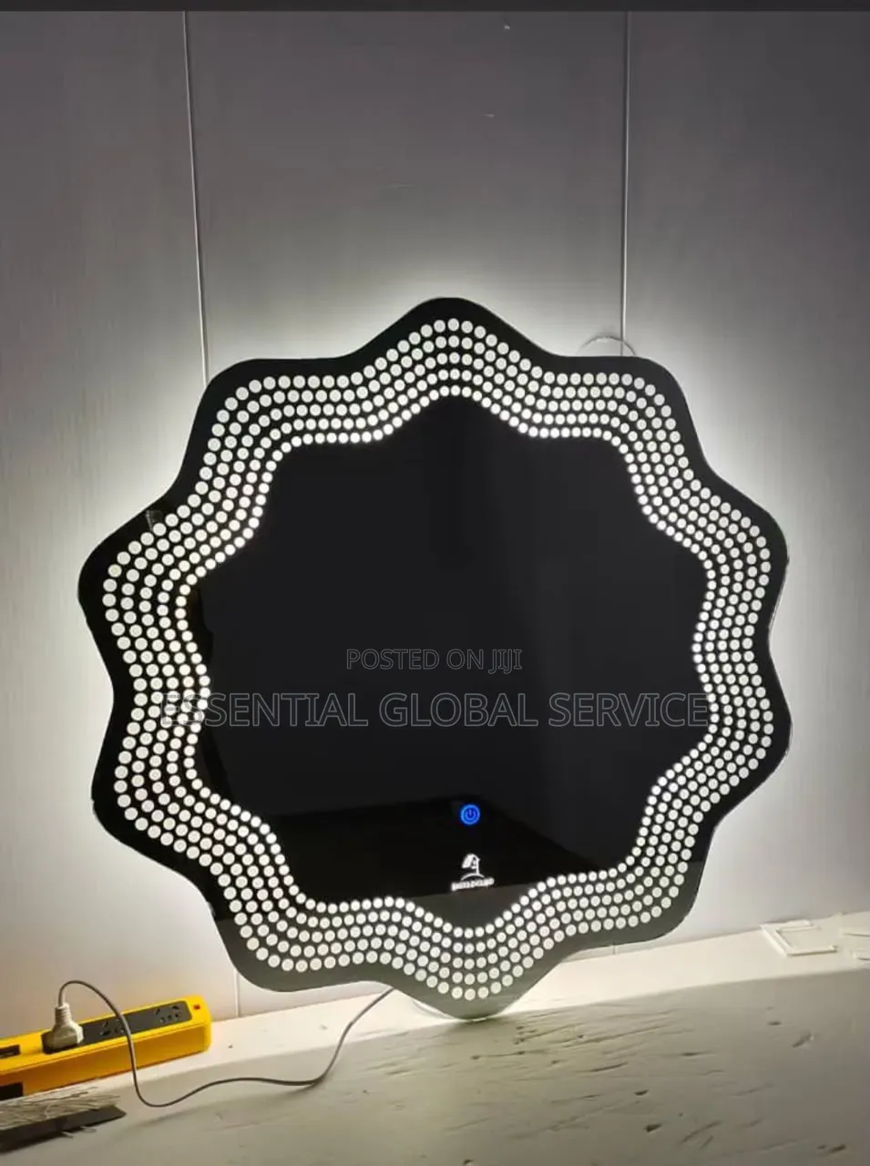 Wave-Edged / Flower-Shaped LED Smart Wall Mirror