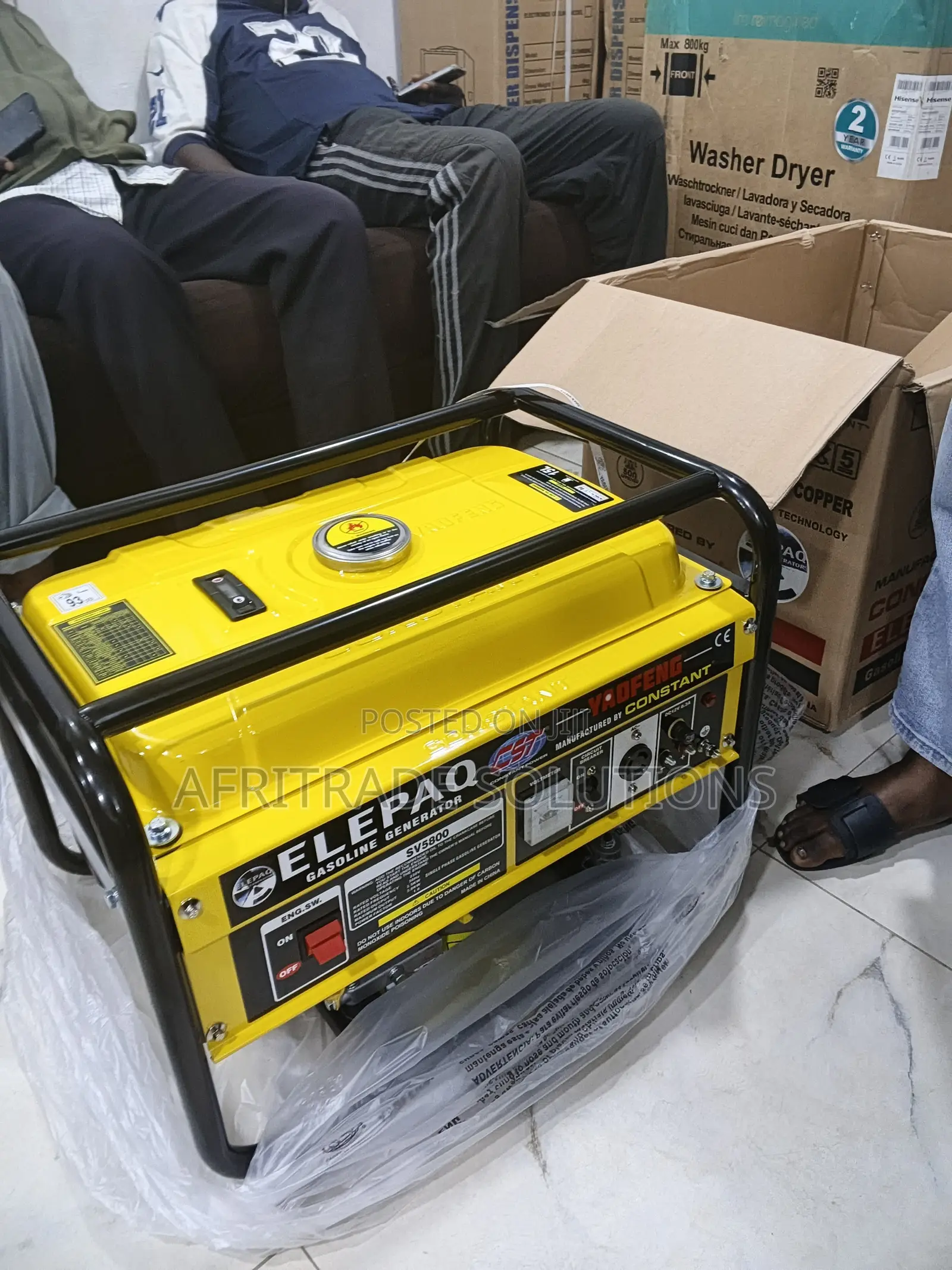 Power Your Home With Elepaq SV5800 3.5kVA Generator