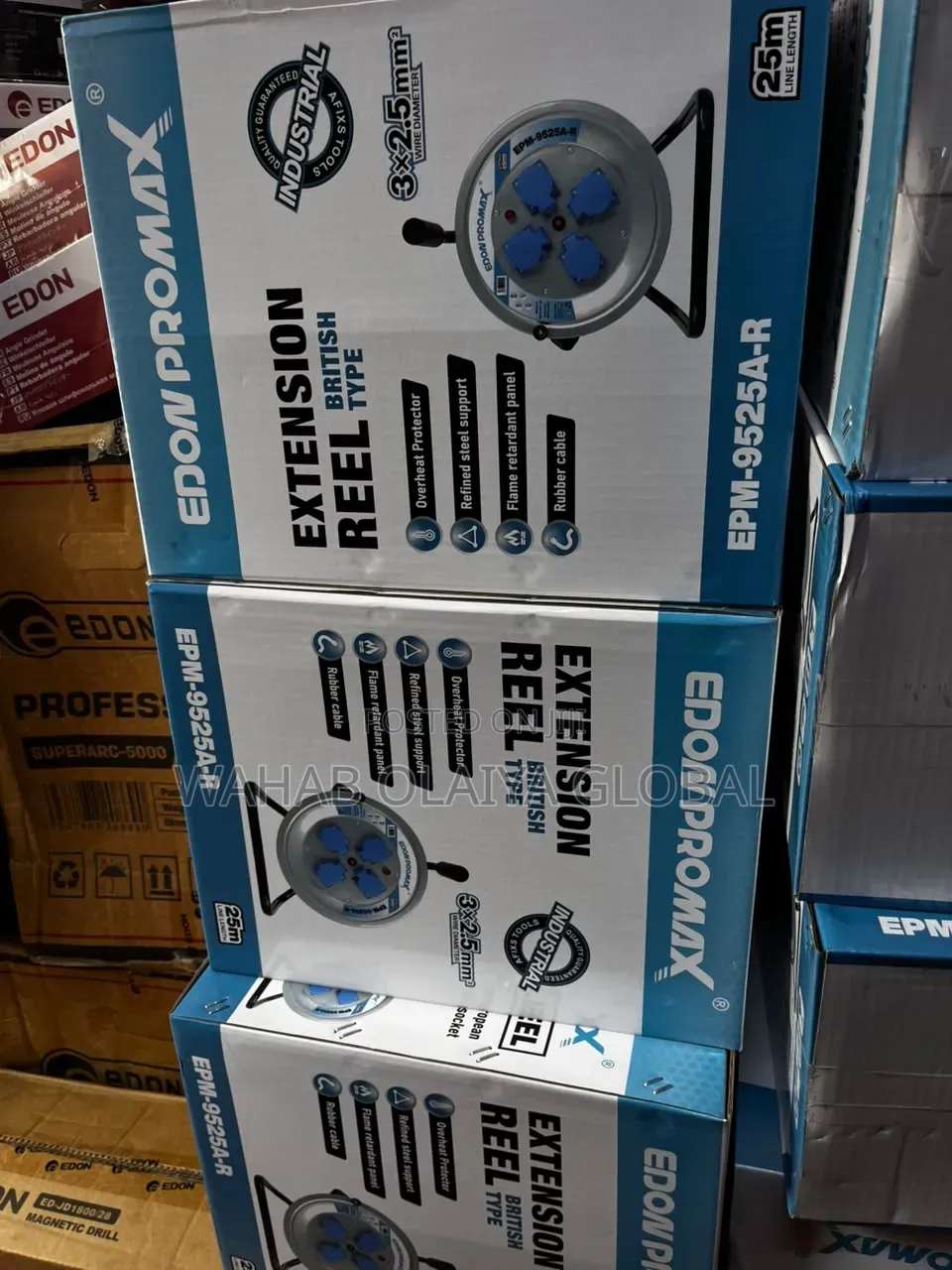 Edon Promax EPM-9525A-R 25M Heavy Duty Cable Reel