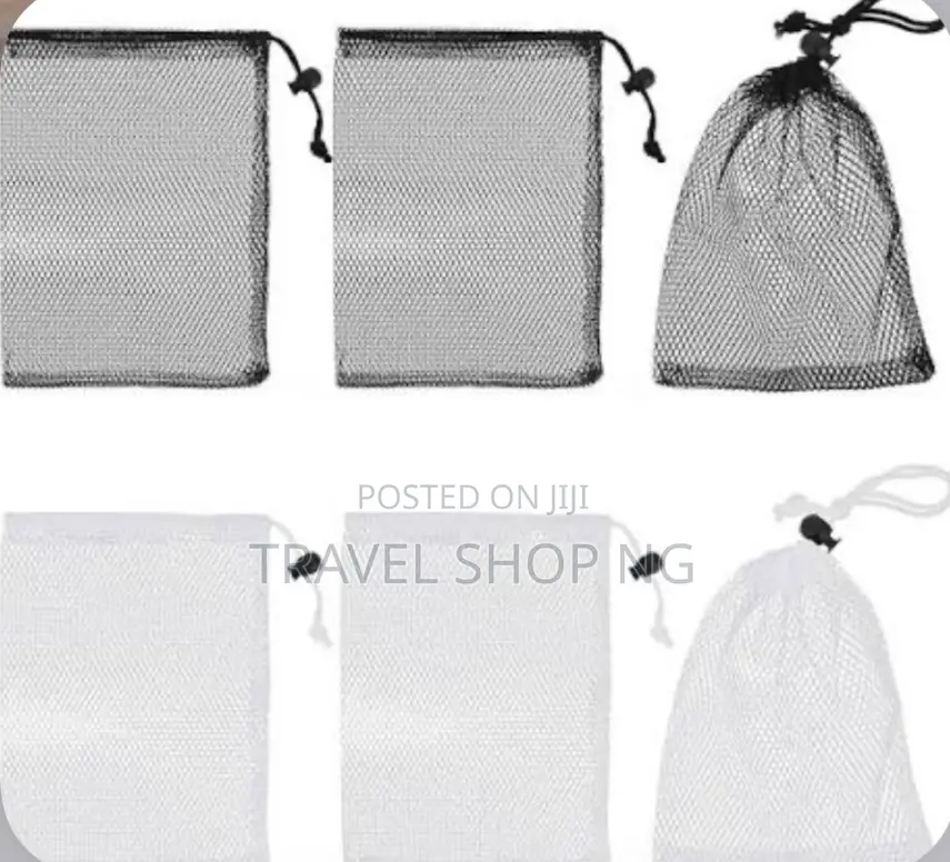 2D Mesh Bag With Zipper| Durable for Easy Storage and Organization.