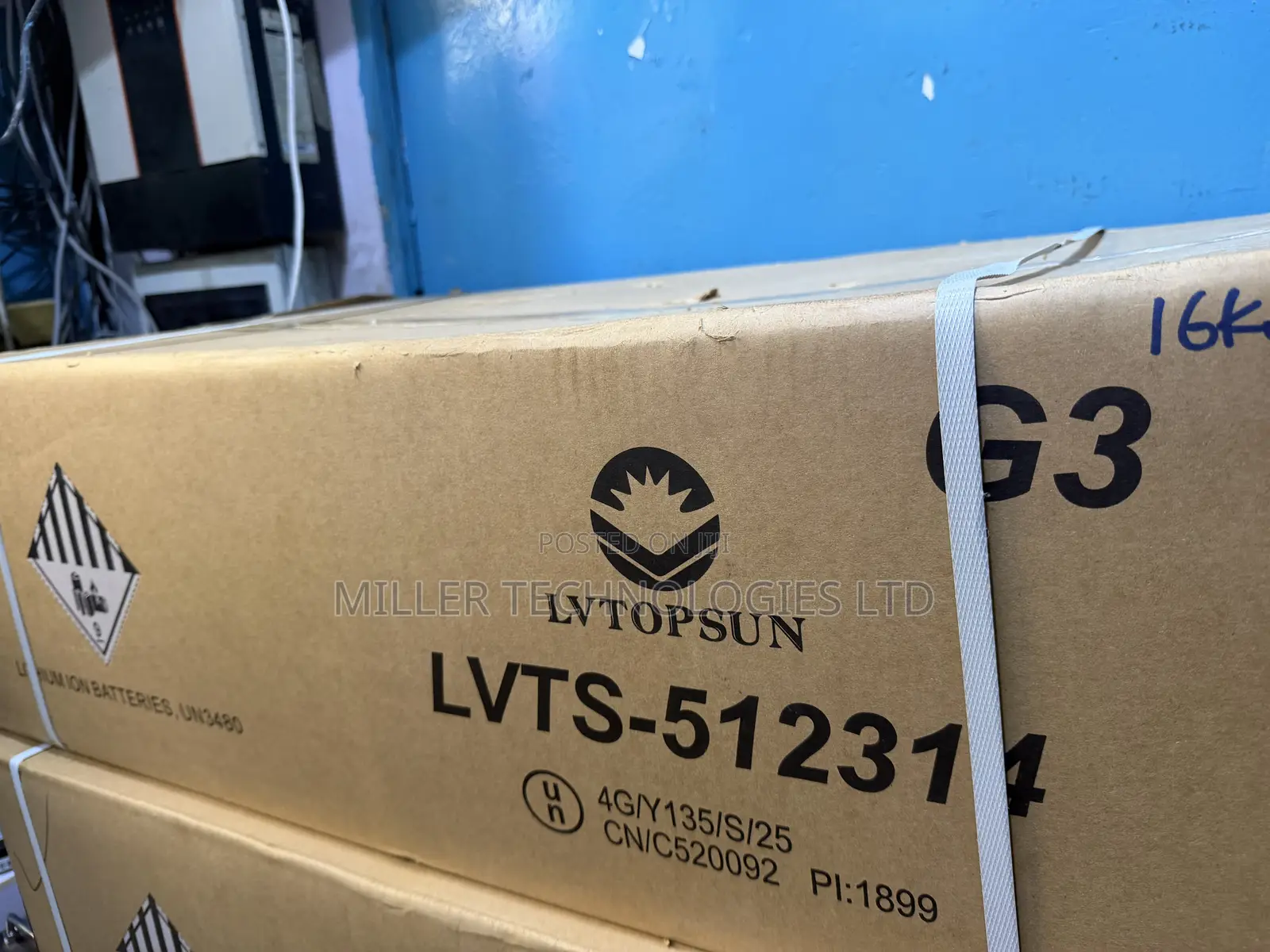Lvtopsun 16kwh G3 48v Lithium-Ion Battery (Lvts-512314)