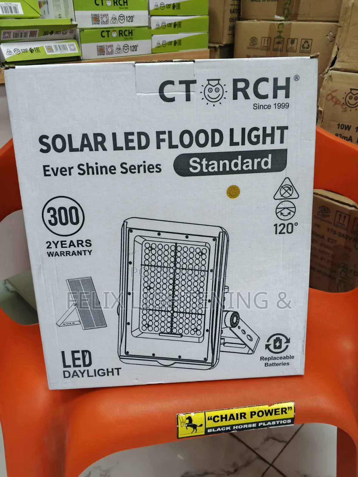 Ctorch 300w Solar Flood Light