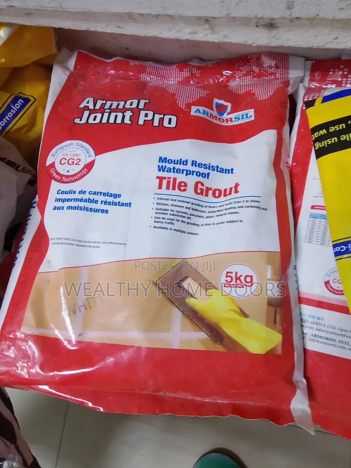 5kg Bag of Armor Joint Pro Tile Grout