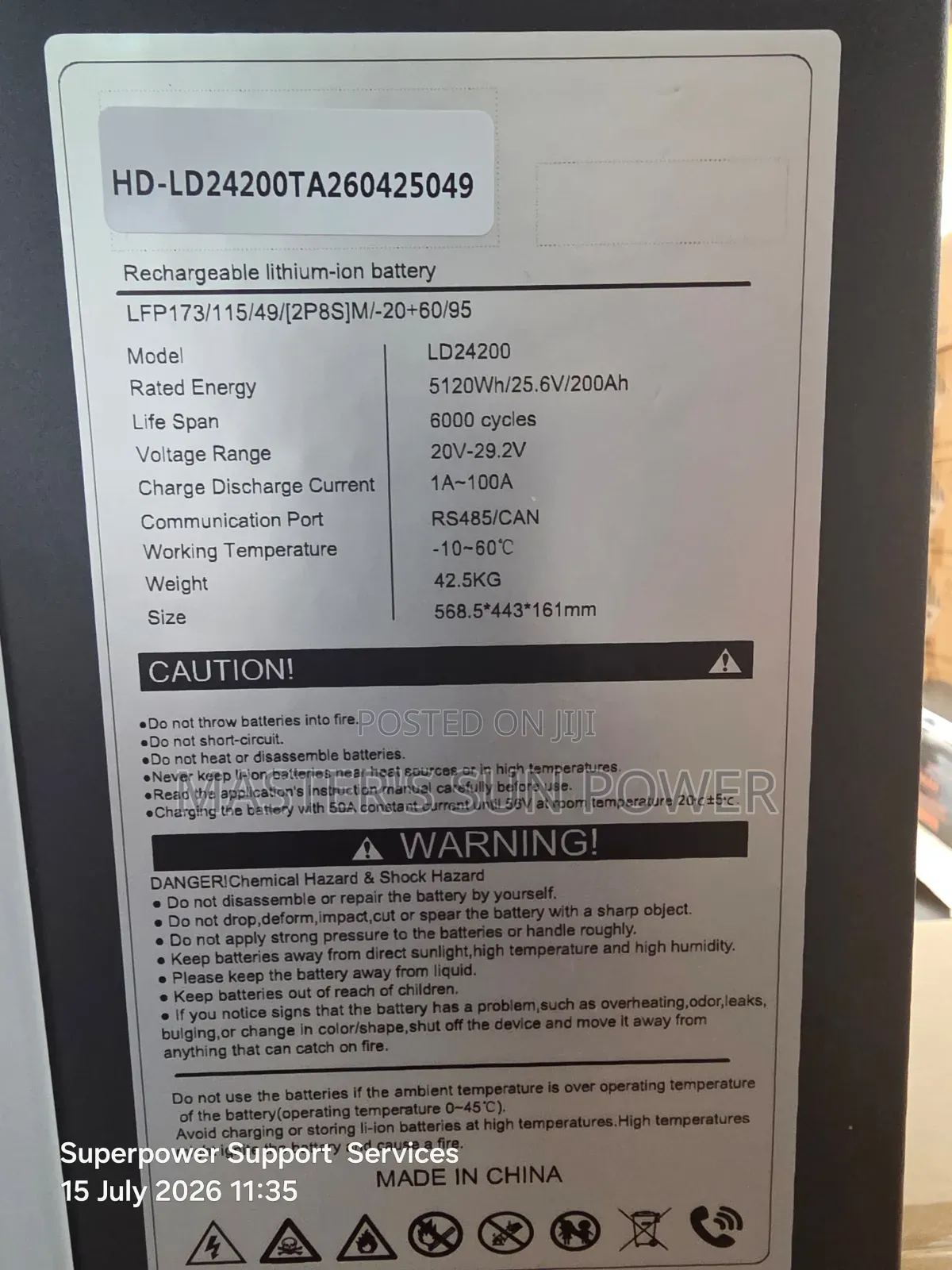 4.2kwh JSD Lithium Battery