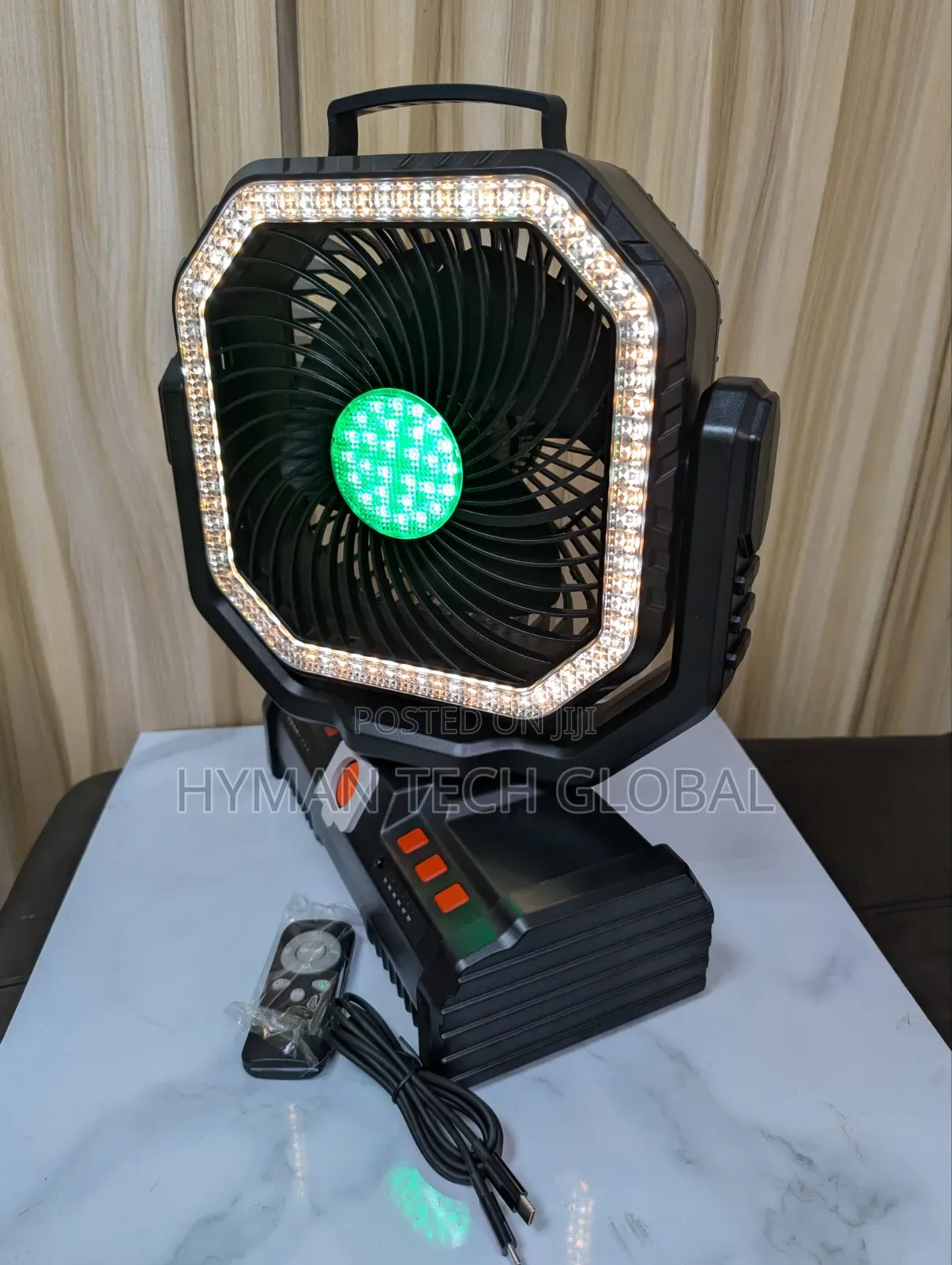 F16 Portable Rechargeable Outdoor Camping Fan, 40,000mAh