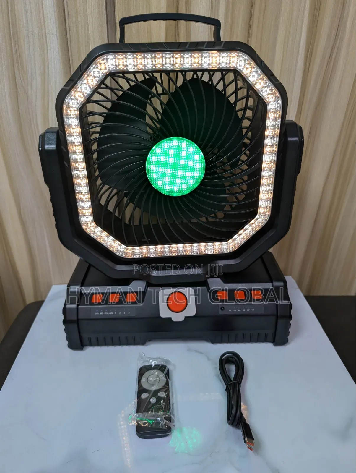 F16 Portable Rechargeable Outdoor Camping Fan, 40,000mAh
