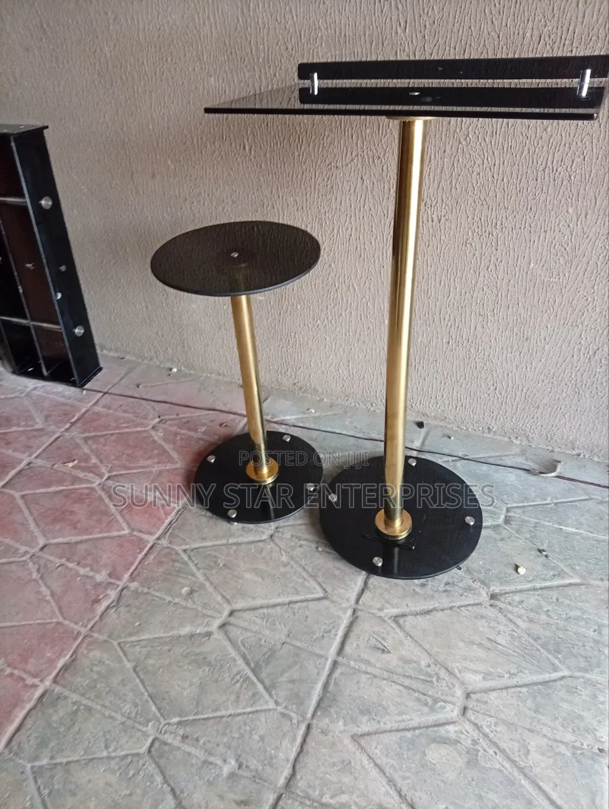 Premium Unbreakable Acrylic Gold Pulpit