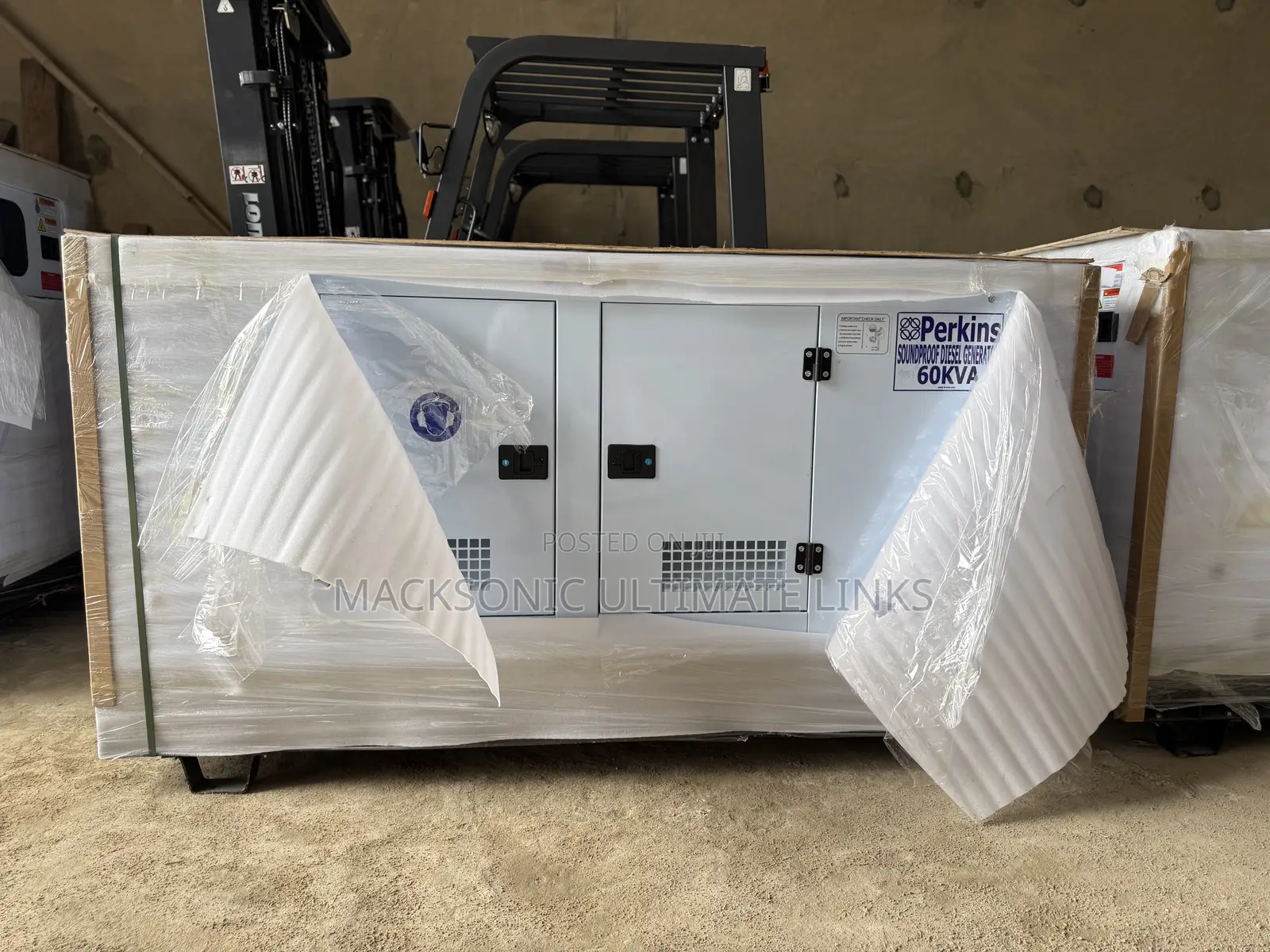 Perkins Soundproof 60Kva Diesel Durable Generator
