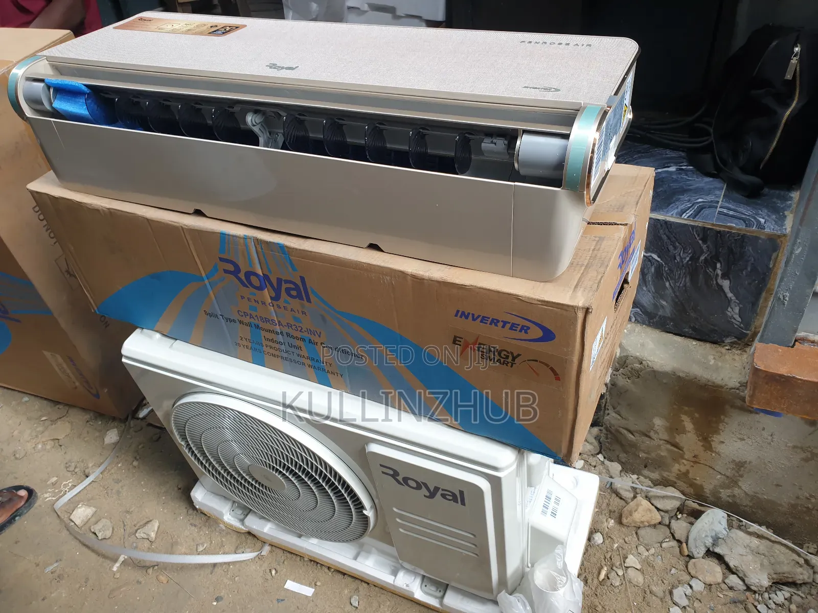 Royal 2HP Split Unit Inverter AC BM18RSAX INV (Gray)