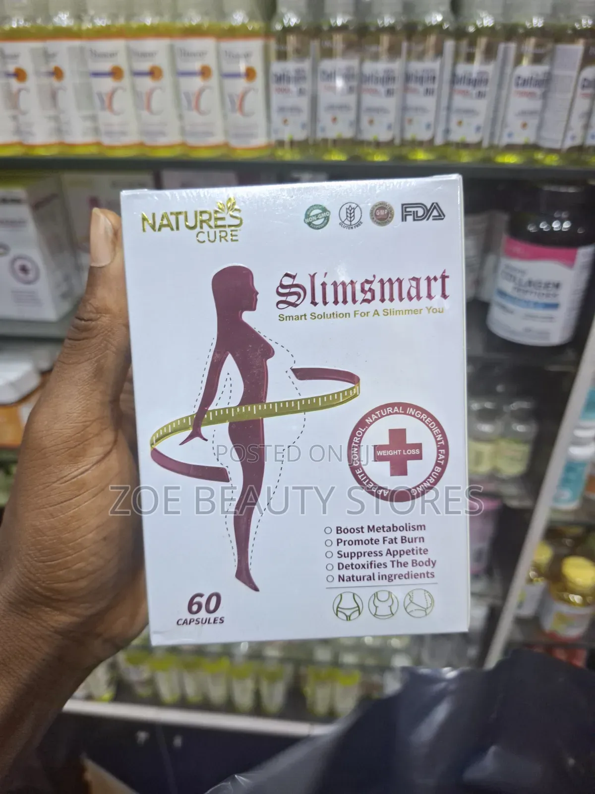 Nature's Cure Slimsmart – 60 Capsules