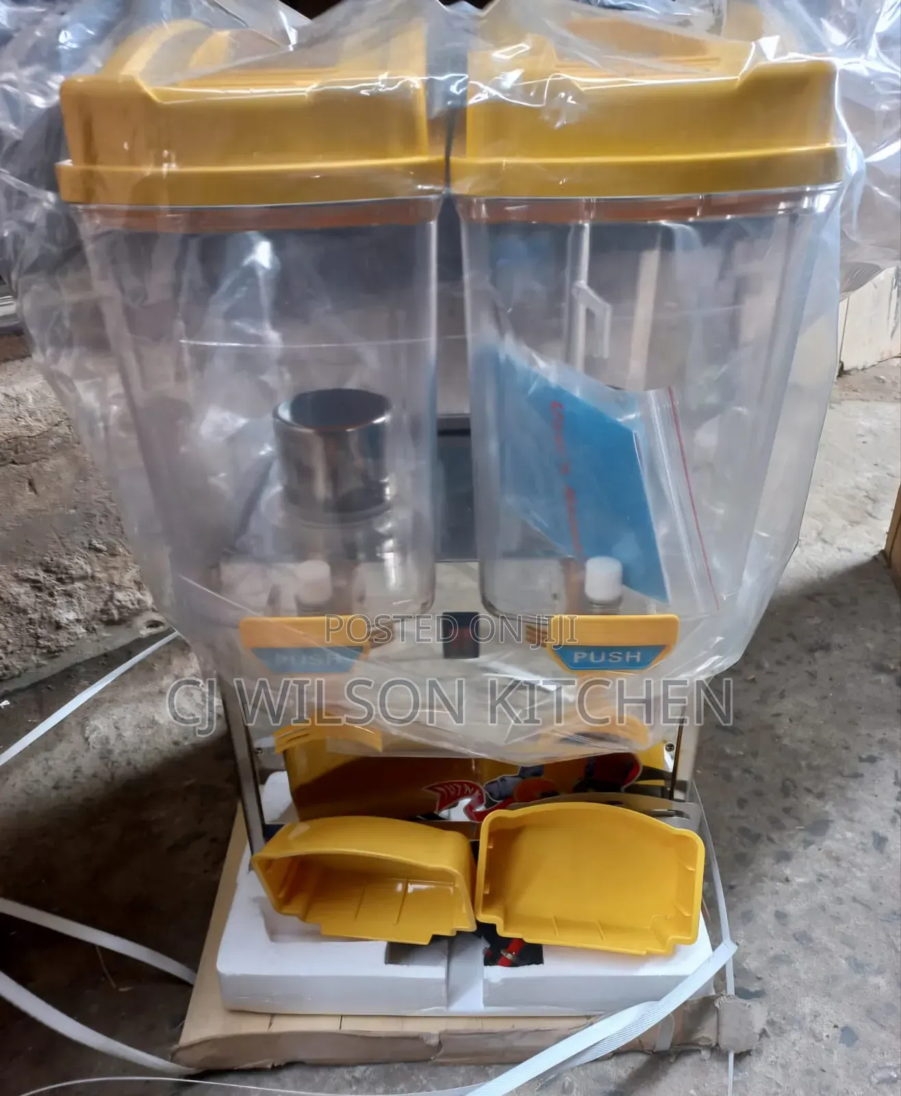 Commercial Juice Dispenser 2 Chambers