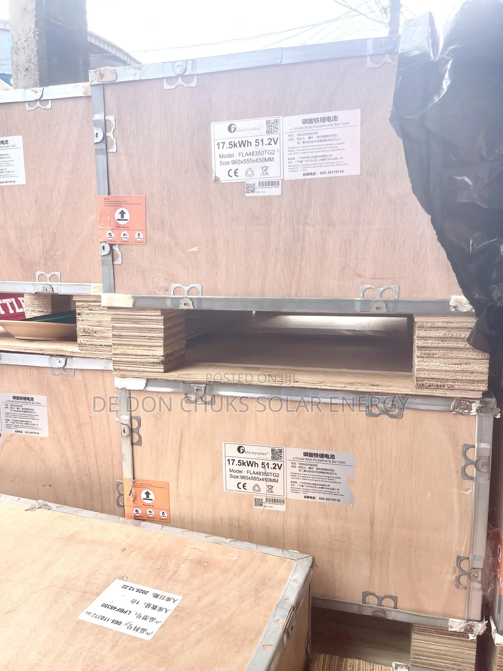 17.5kwh 51.2v Felicity Lithium Battery