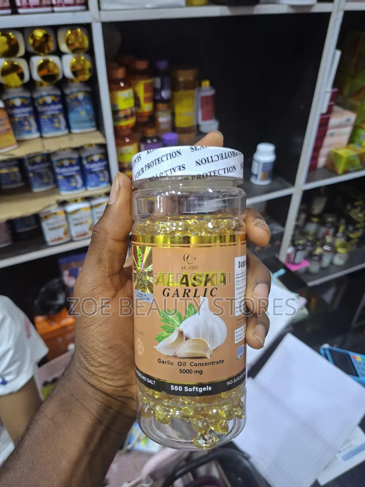 Duozi Alaska Garlic Garlic Oil Concentrate 5000mg – 500 Softgels