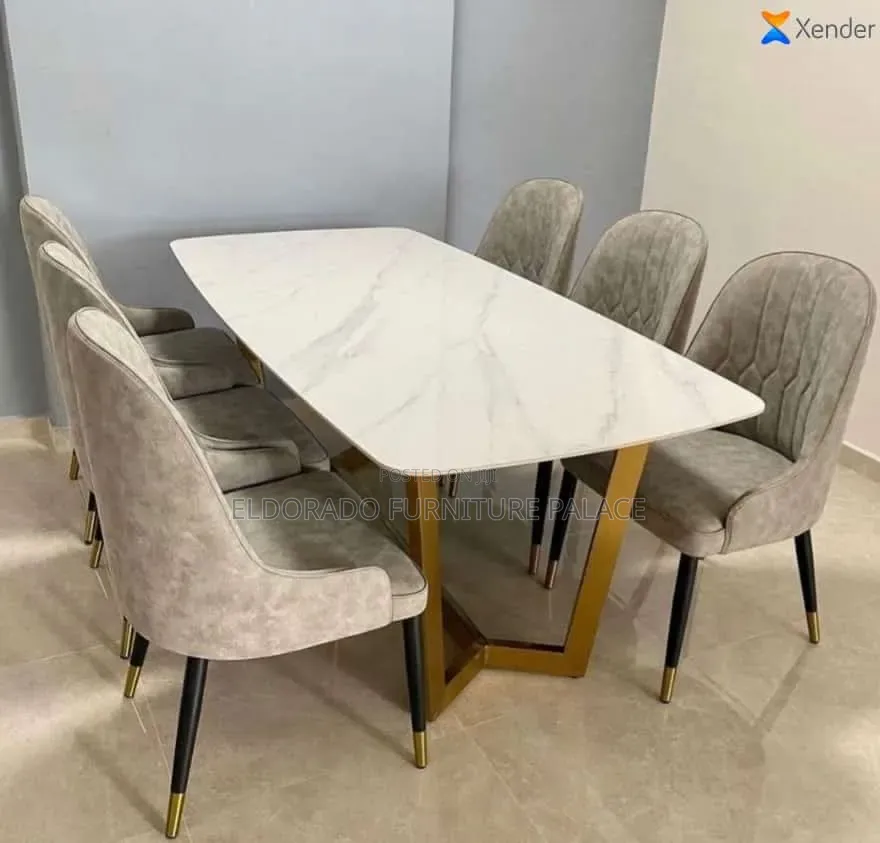 6seater Family Dining Table With Chairs