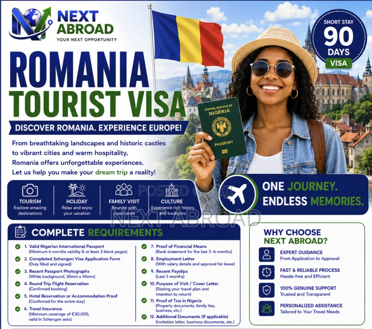 Romania Tourist Visa Package