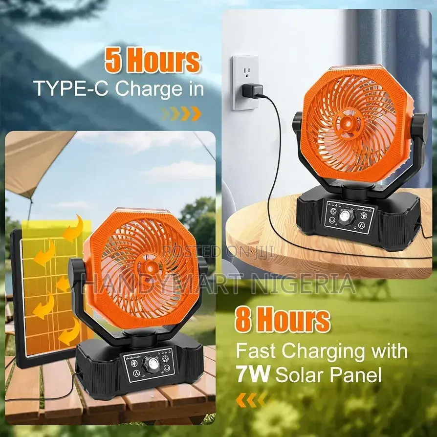 ICE Super-Atomized Refrigeration Solar Fan15% OFF