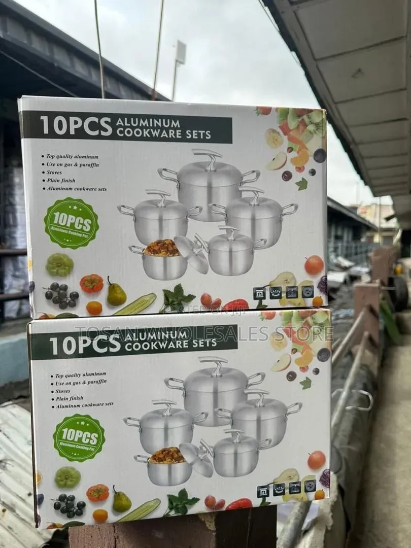 10PCS Aluminum Cookware Set