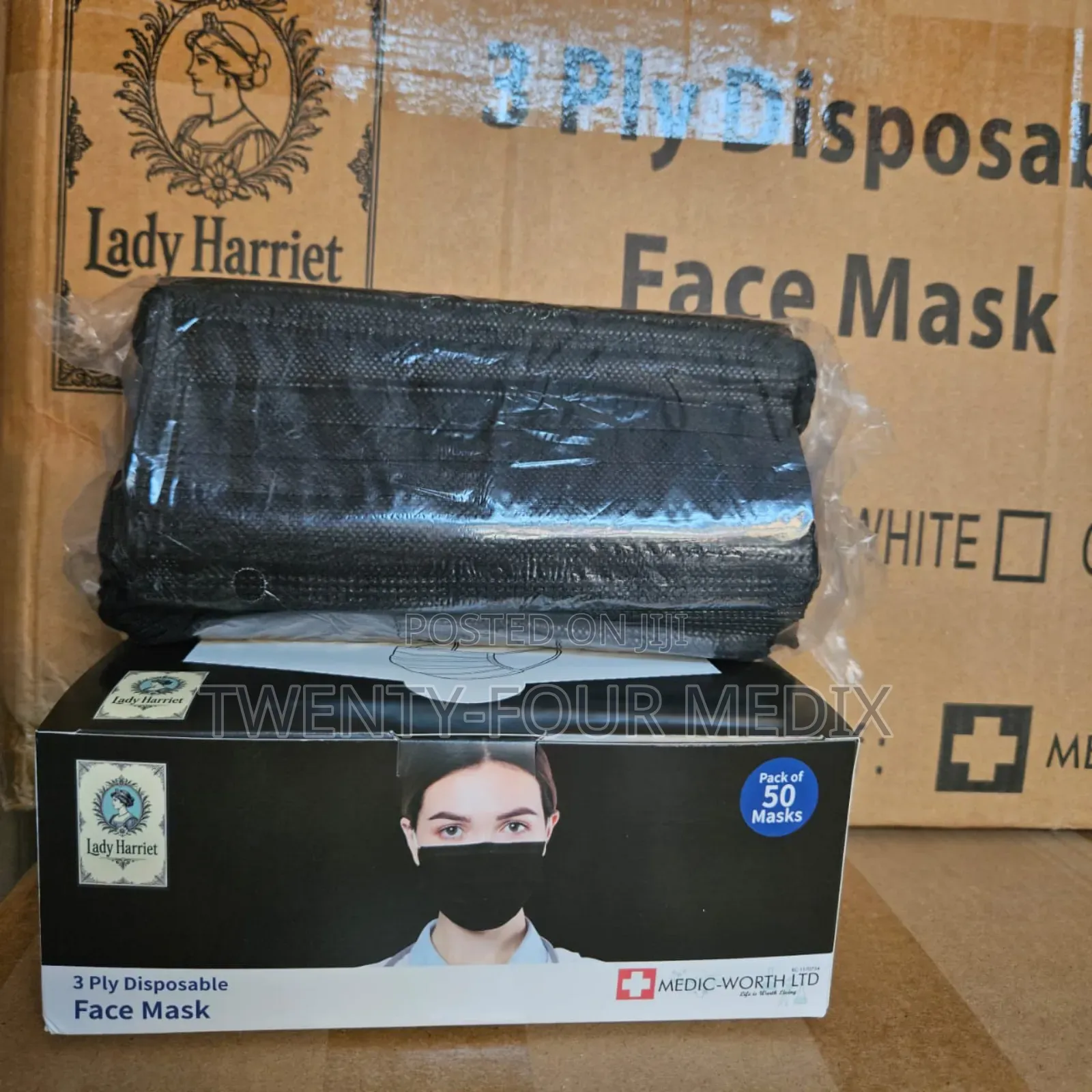 Face Mask (Different Colours) 3 Ply Disposable
