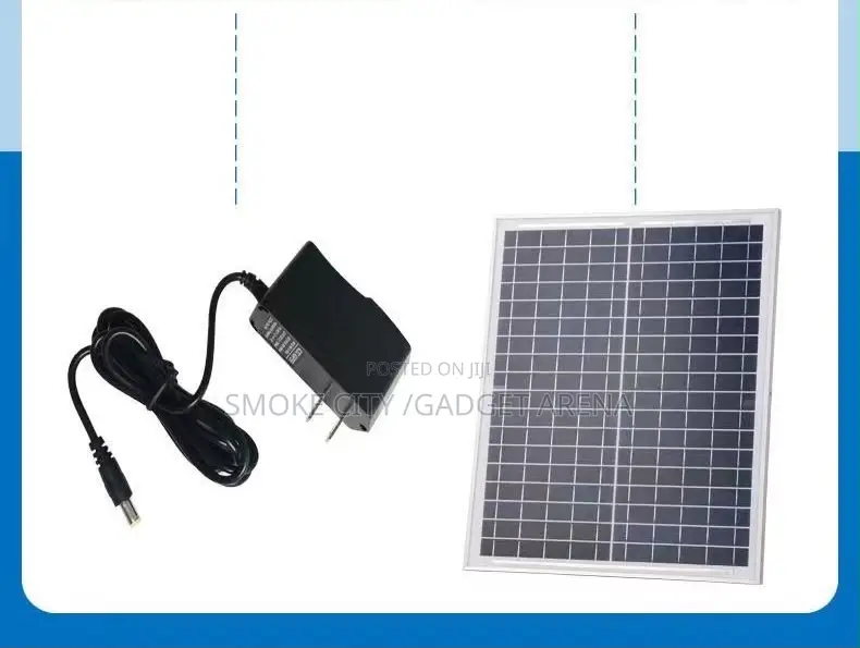 12 Inch Solar Fan With Solar Panel and Bulb