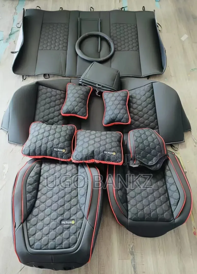 9D Universal Smiles Leather Seat Cover