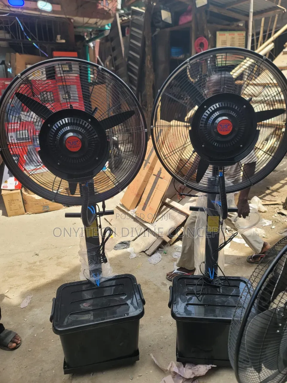Industrial Mist Water Standing Fan