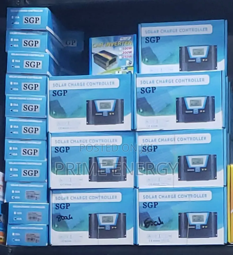 We Have Distilled Water and 60ah PWM Charge Controller Available Now